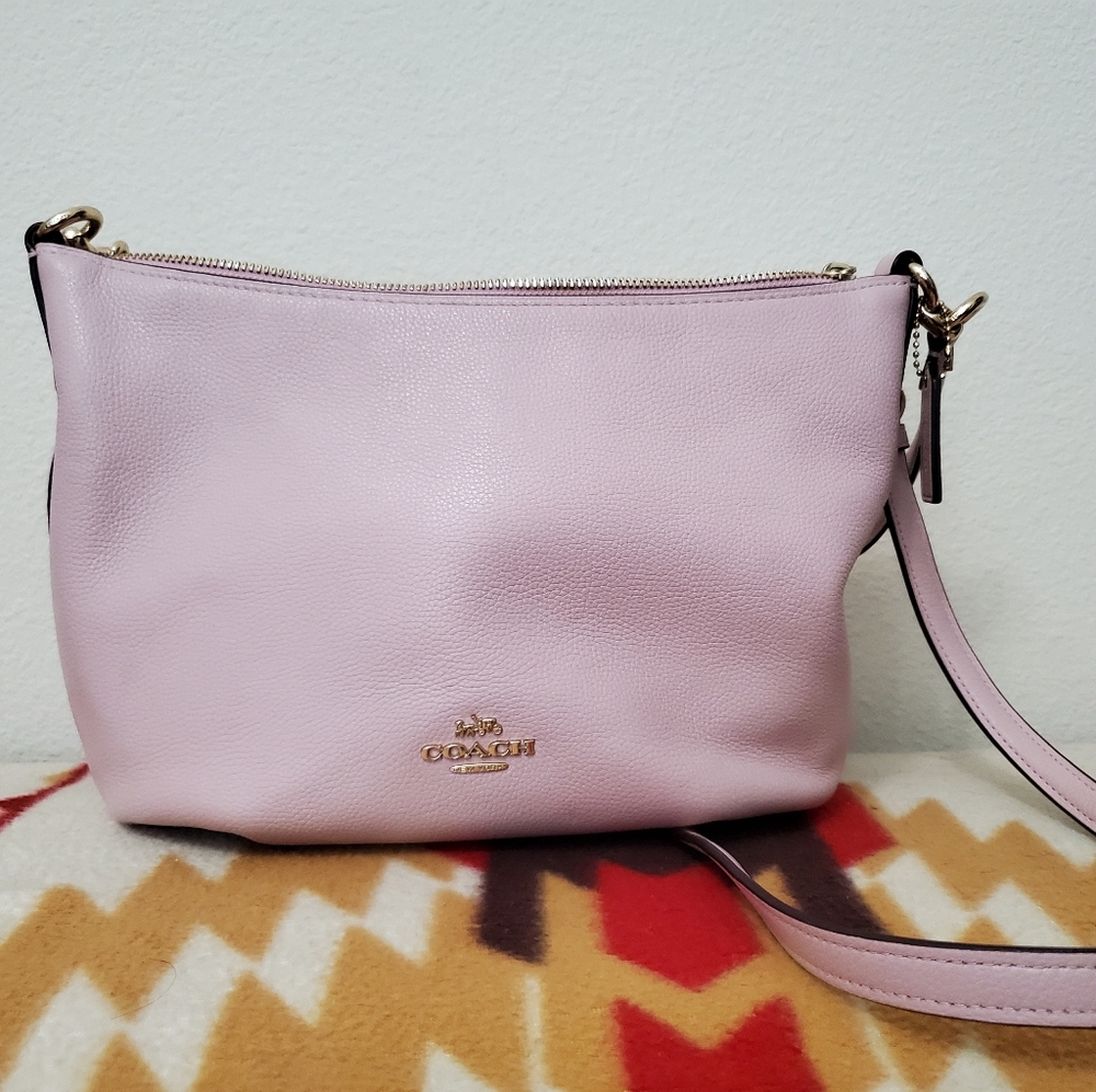 Pink Coach Purse with Straps